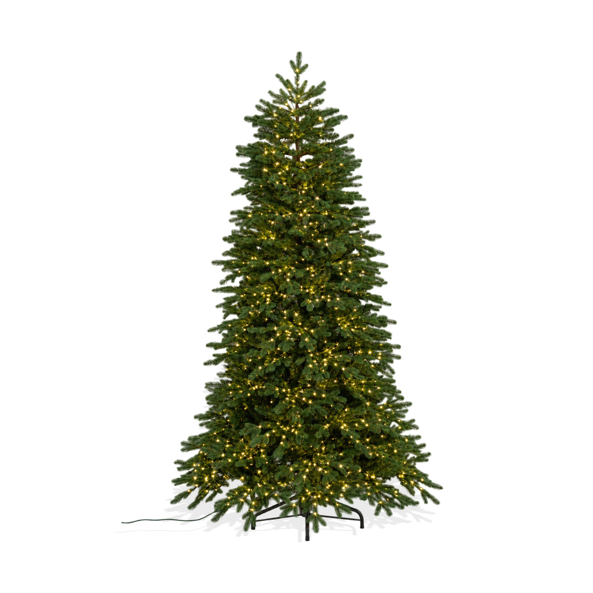 Albero di Natale Ermes 210 con LED - PE Real Touch + PVC
