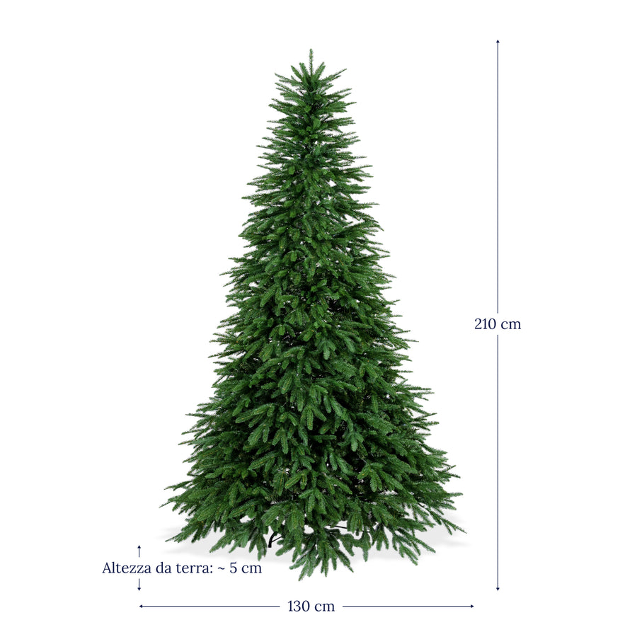 Albero Di Natale Effetto Real Touch Edward H210 Cm Sistema Apertura A Ombrello - Chianese Store Albero Di Natale Effetto Real Touch Edward H210 Cm Sistema Apertura A Ombrello - Chianese Store