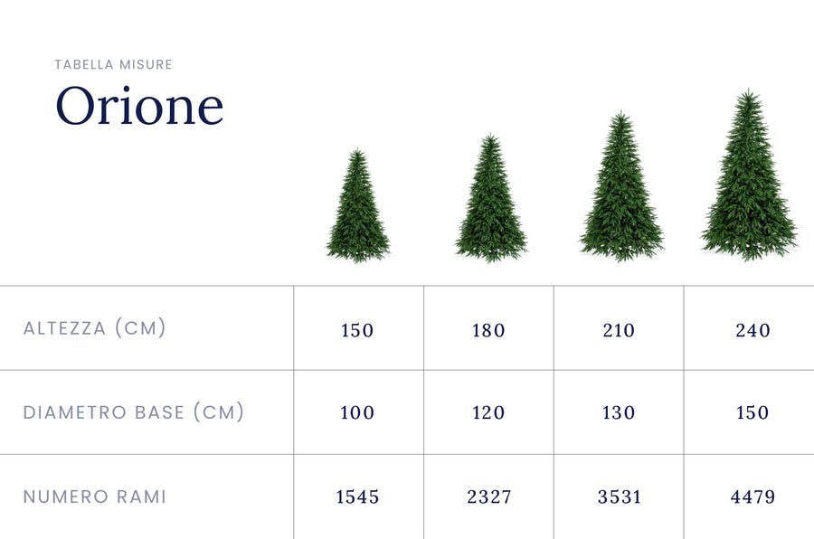 Albero di Natale Real Touch - Orione