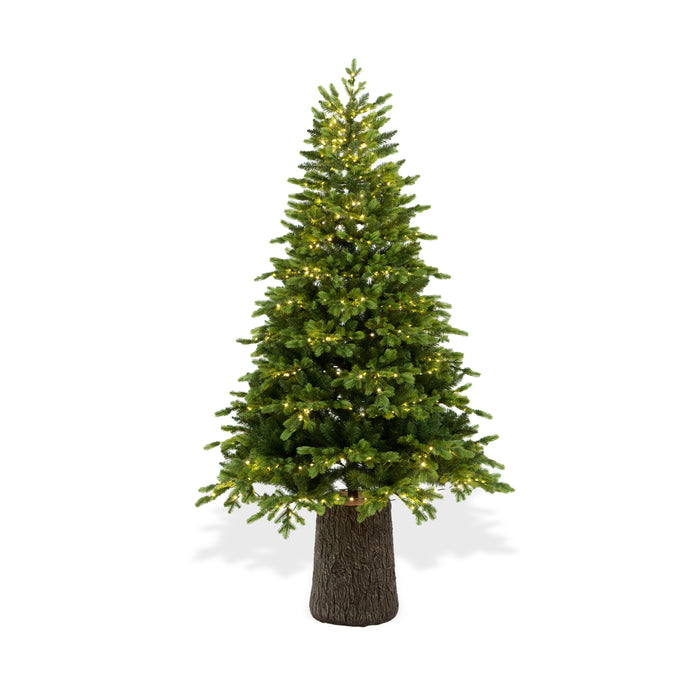 Albero di Natale con Microled Incorporati e Base Tronco - Zeus