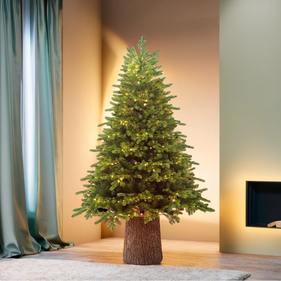 Albero di Natale con Microled Incorporati e Base Tronco - Zeus