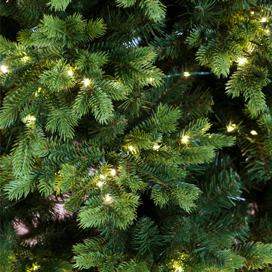 Albero di Natale con Microled Incorporati e Base Tronco - Zeus