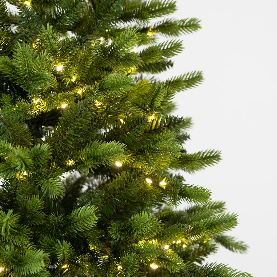 Albero di Natale con Microled Incorporati e Base Tronco - Zeus