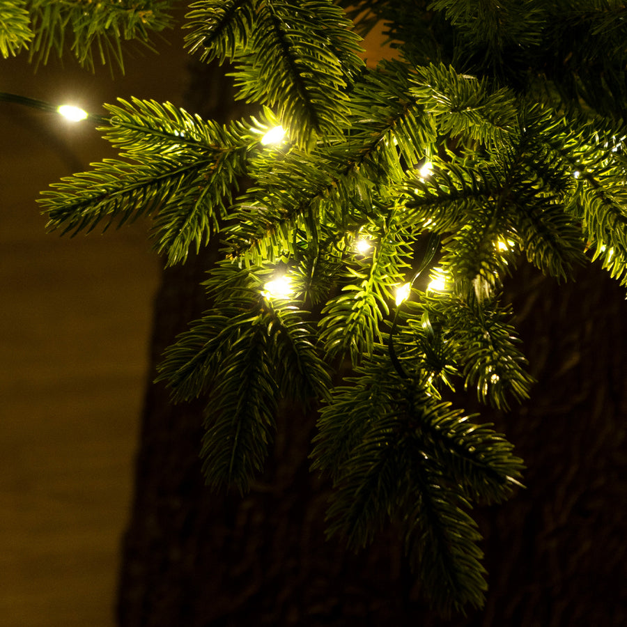 Albero di Natale con Microled Incorporati e Base Tronco - Zeus