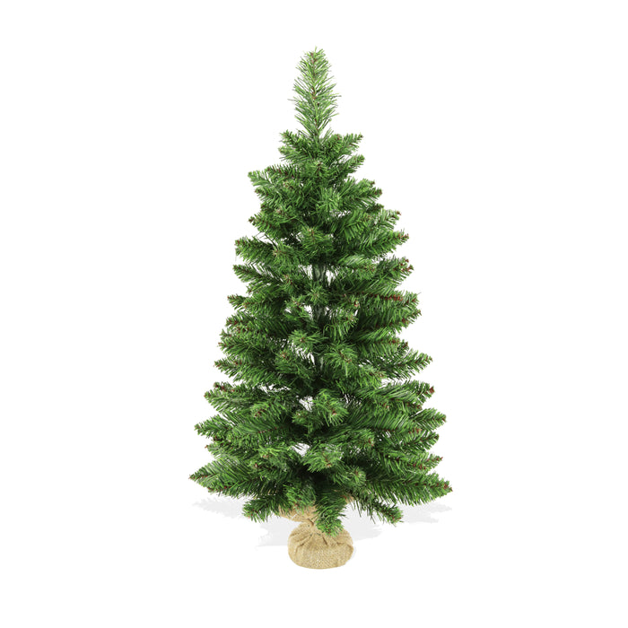 Albero di Natale da tavolo, base in juta - Argo
