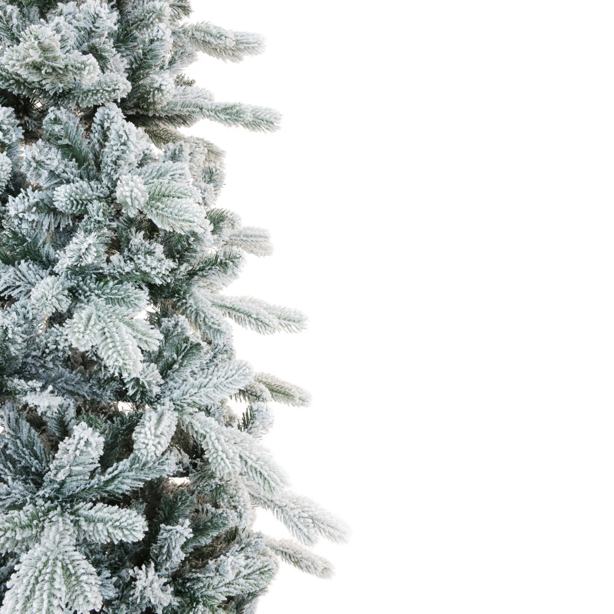 Albero di Natale innevato, Slim, realistico - Gaia
